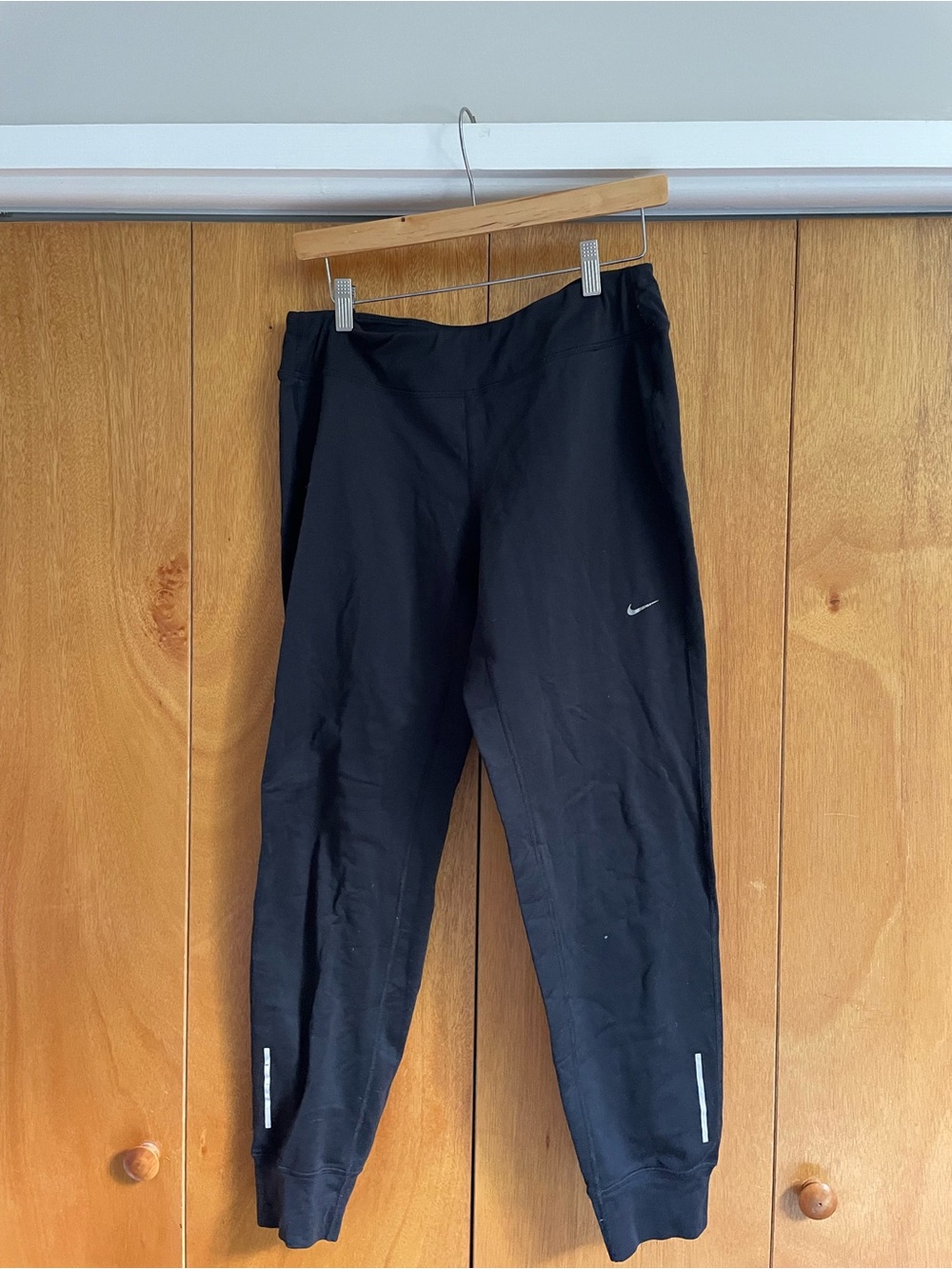 Nike microfleece lined black joggers size medium